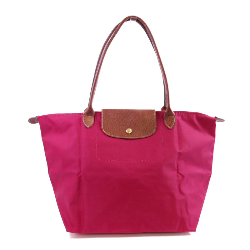 Longchamp 尼龍Tote Bag金扣肩背袋-0