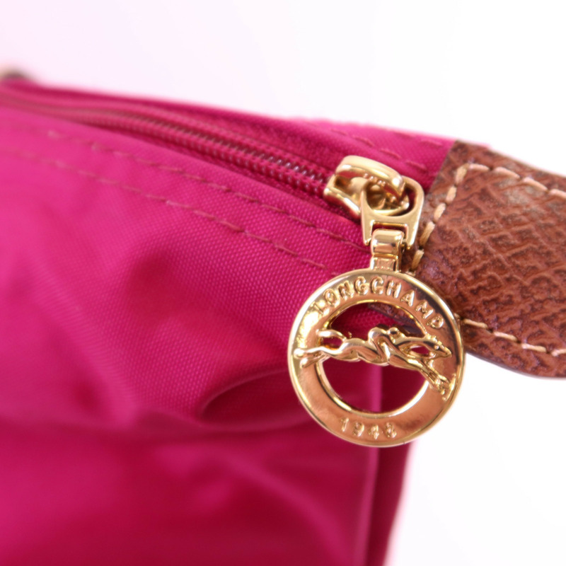 Longchamp 尼龍Tote Bag金扣肩背袋-11