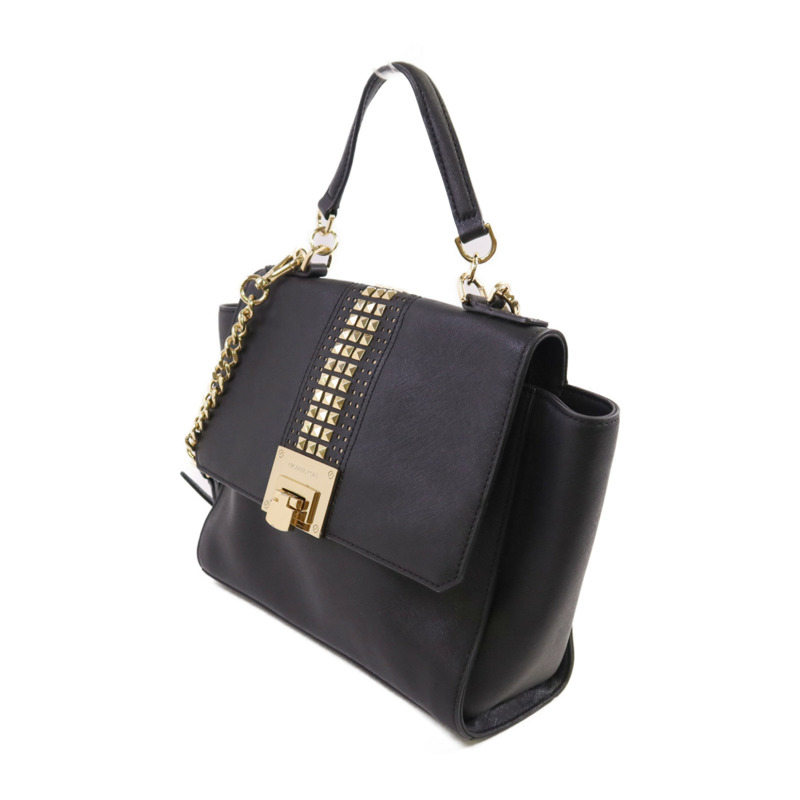 Michael Kors 牛皮皮革2Way Shoulder Bag金扣手挽肩背兩用袋-2