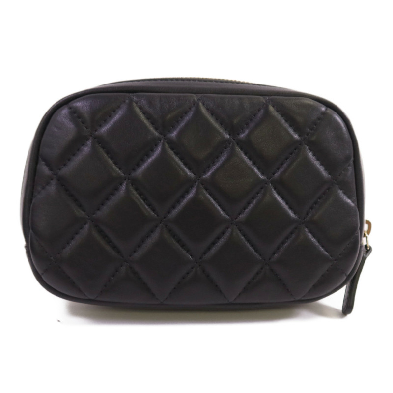 CHANEL 羊皮皮革Pouch金扣手拿包-1