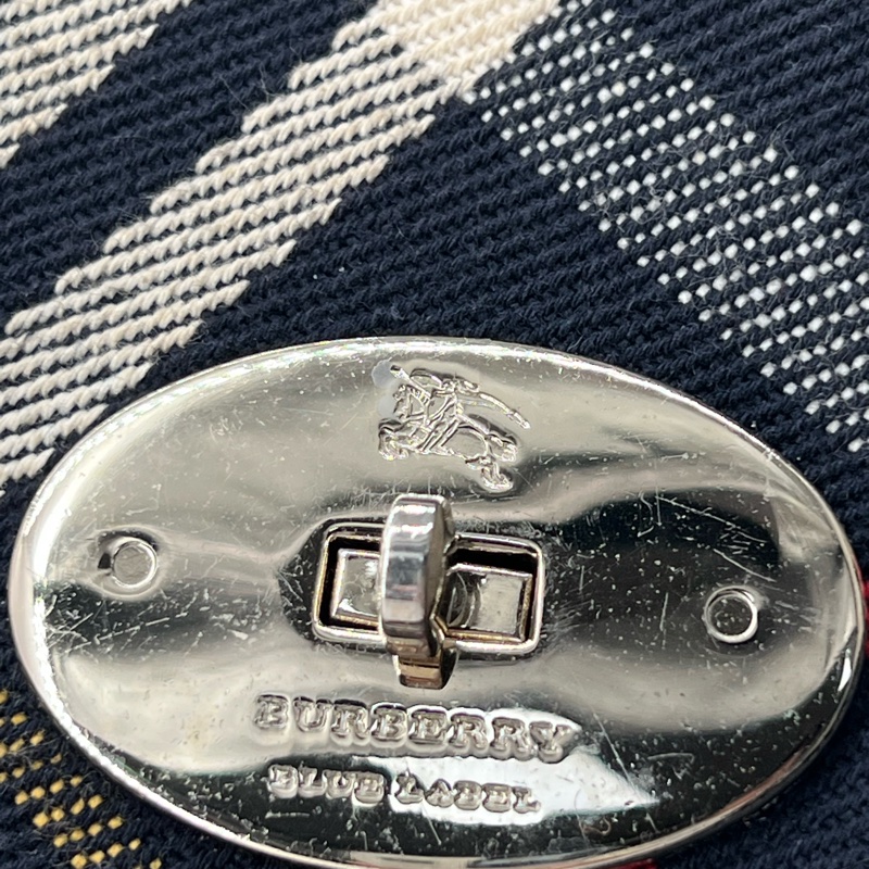 💗香緹國際精品💗 745 Burberry 藍格紋托特包-3