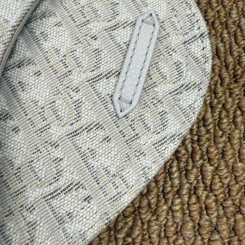 DIOR迪奧 Saddle 經典刺繡馬鞍包 小號 米白色 約24x17cm-10