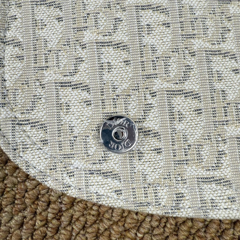 DIOR迪奧 Saddle 經典刺繡馬鞍包 小號 米白色 約24x17cm-13