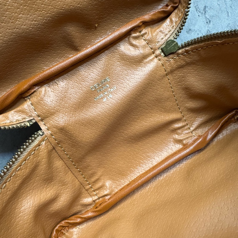 Celine Vanity Case 手提化妝盒手袋 真皮 棕色 斜背 蓆琳-8