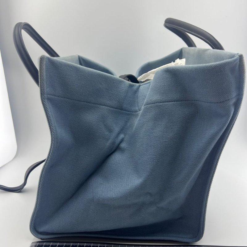 賽琳 Luggage 單肩斜背笑臉包 帆布拼色 尺寸30*27*25-4