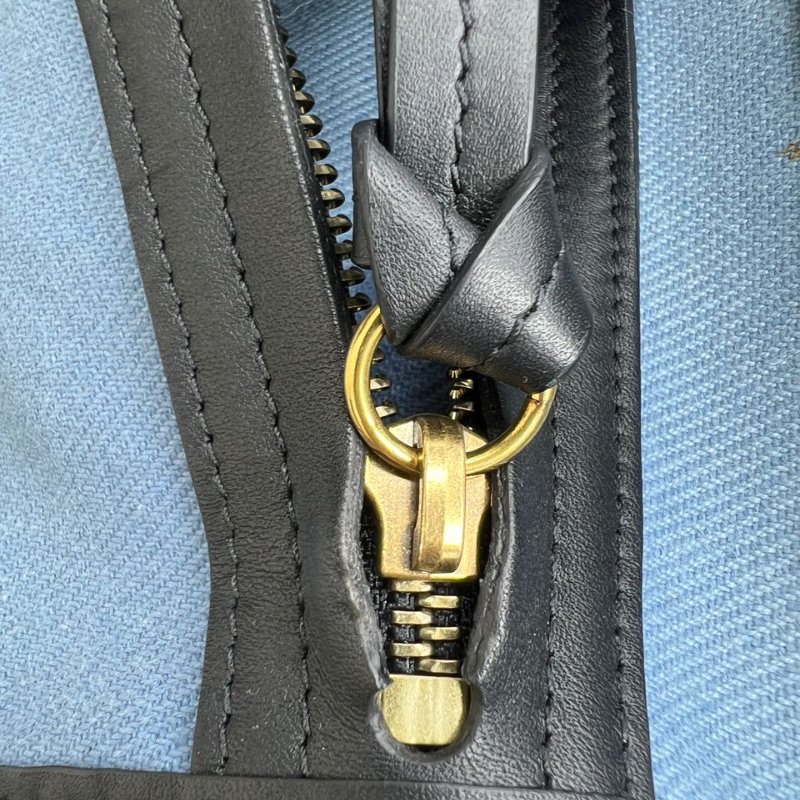 賽琳 Luggage 單肩斜背笑臉包 帆布拼色 尺寸30*27*25-7