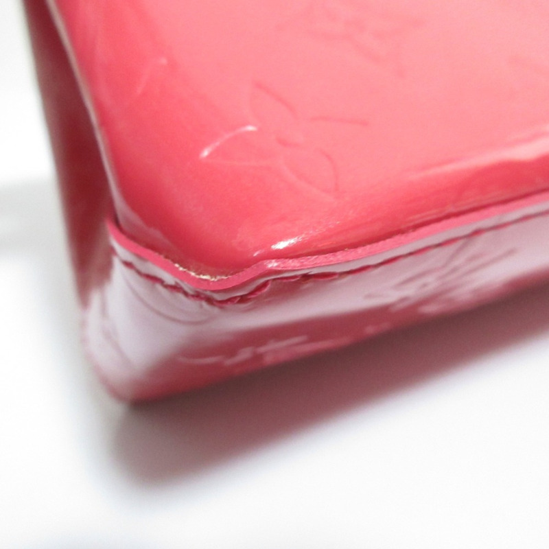 路易威登 Vernis Reed PM 手提包，粉紅色，女士-5