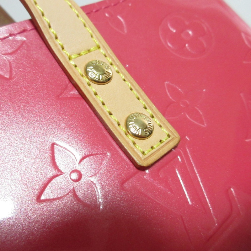 路易威登 Vernis Reed PM 手提包，粉紅色，女士-8