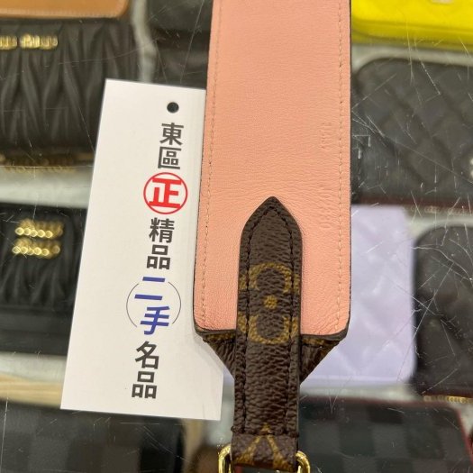 東區正精品㊣LV MONOGRAM J02330 原花粉色金扣肩背帶 RA1850-4