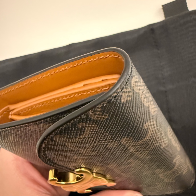 CELINE TRIOMPHE標誌印花小號翻蓋錢包-7