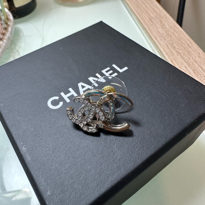 CHANEL雙C耳環-2