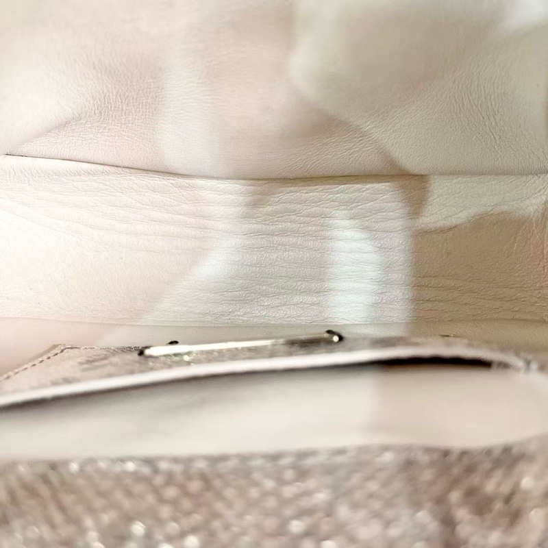 BVLGARI 限量蛇頭晚宴包18*12*5 98新配件塵袋購證盒子-2