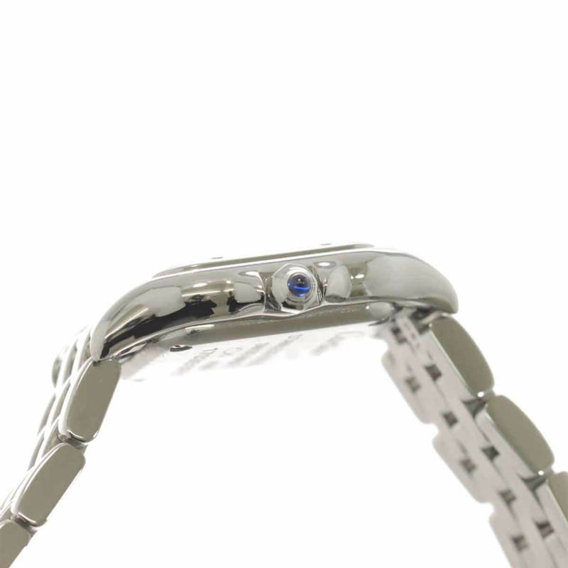 卡地亞 Panthère de Mini WSPN0012 女士銀色石英腕錶-5