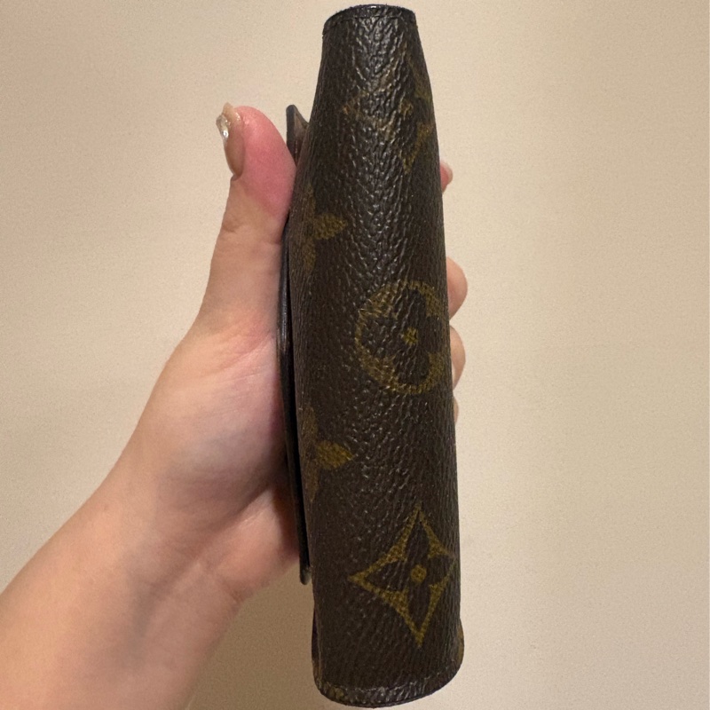 LV老花三折短夾-4