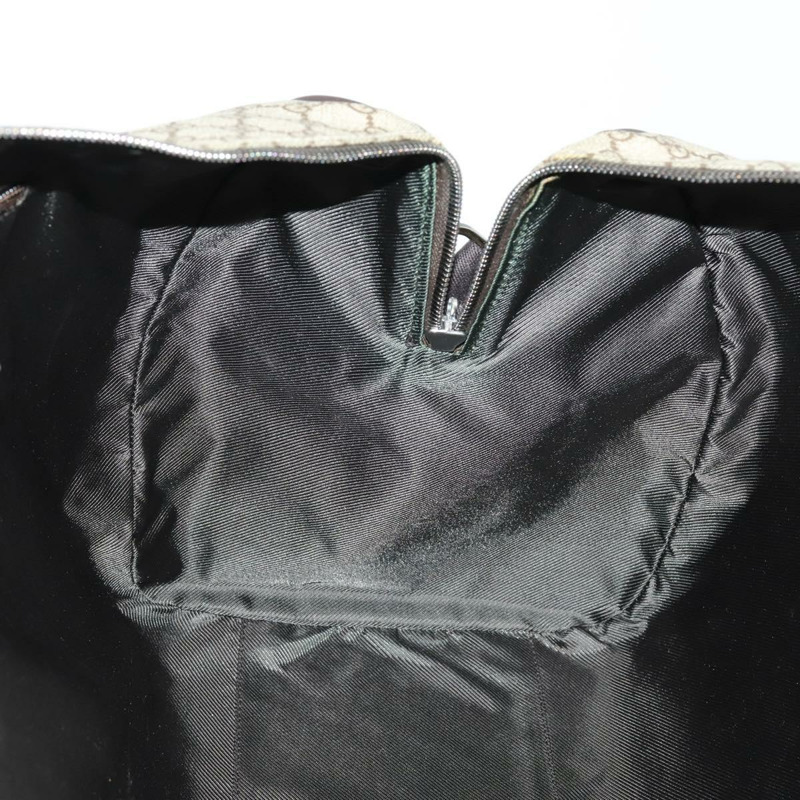 【日本直送】GUCCI GG Supreme 波士頓包 PVC 兩用 米色 銀色 101672 正品 ki6241-20