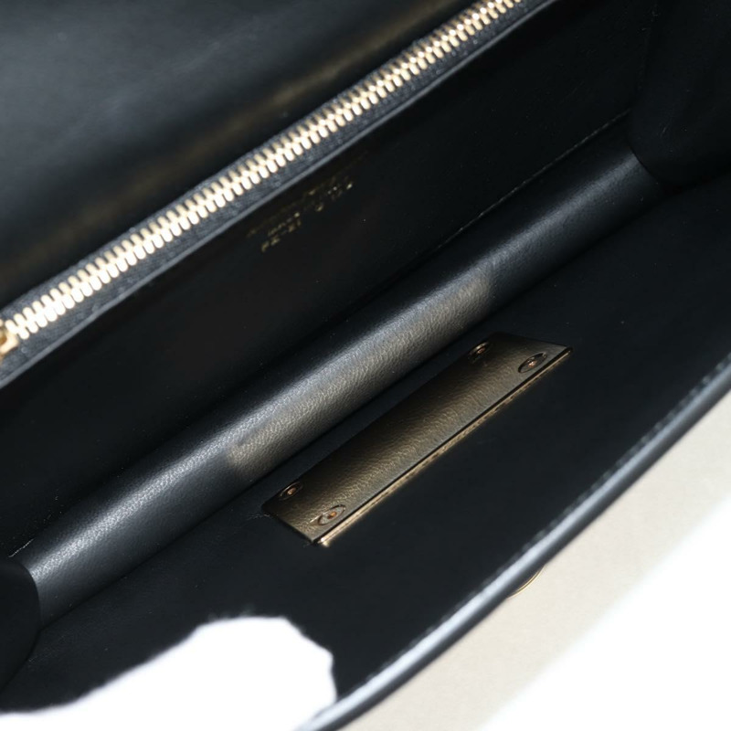 【日本直送】Salvatore Ferragamo Gancini 手提包，絨面革材質，黑色金色雙肩包，正品，貨號 157339V-9