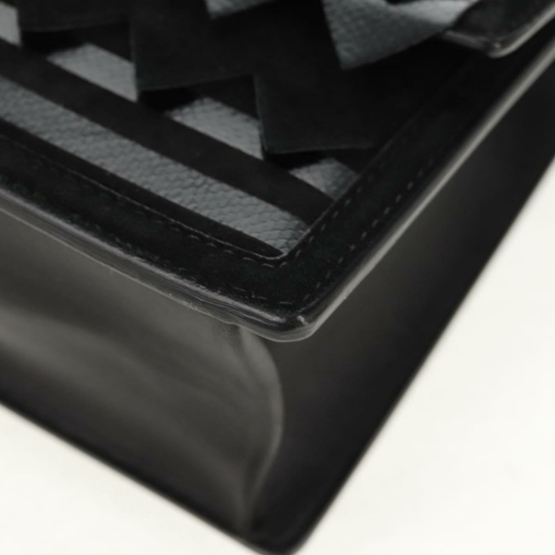 【日本直送】Salvatore Ferragamo Gancini 手提包，絨面革材質，黑色金色雙肩包，正品，貨號 157339V-14