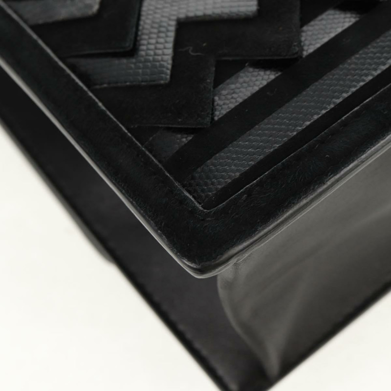 【日本直送】Salvatore Ferragamo Gancini 手提包，絨面革材質，黑色金色雙肩包，正品，貨號 157339V-15