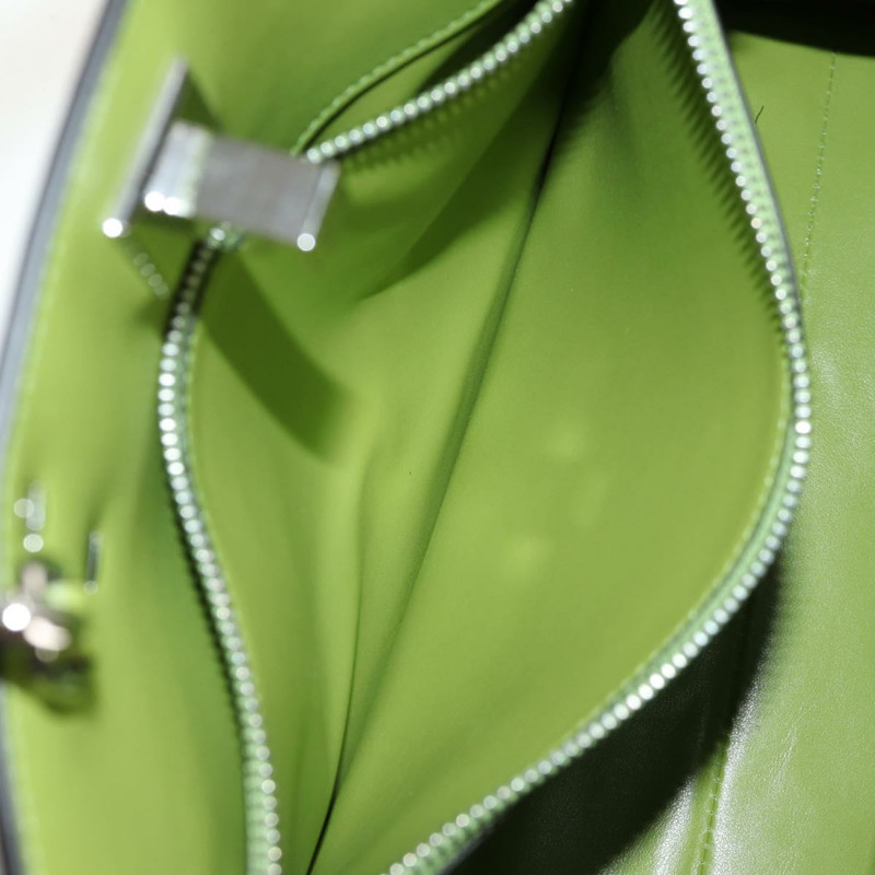 【日本直送】Salvatore Ferragamo Gancini Studio 皮革雙肩包 綠色銀色 正品 158925V-26