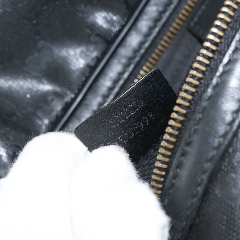 【日本直送】GUCCI GG帆布GG系列斜背包 PVC材質 黑銀 211110 Auth bs31846-10