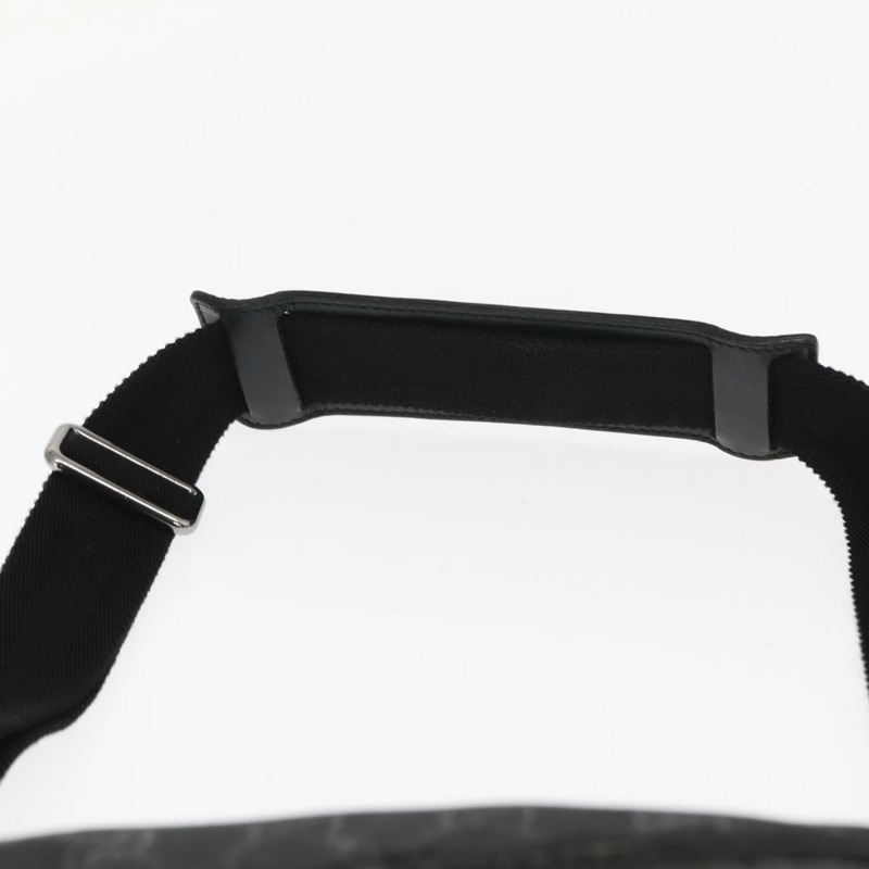 【日本直送】GUCCI GG帆布GG系列斜背包 PVC材質 黑銀 211110 Auth bs31846-13