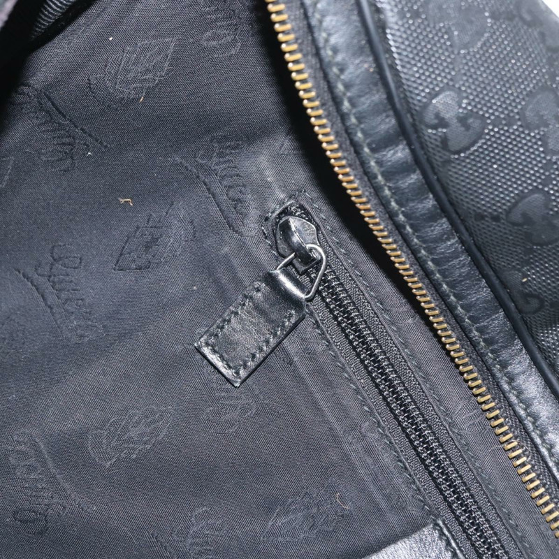 【日本直送】GUCCI GG帆布GG系列斜背包 PVC材質 黑銀 211110 Auth bs31846-21