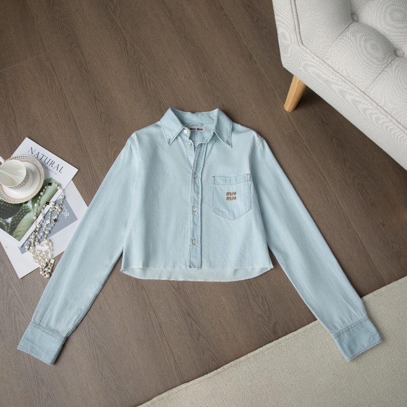 ❤️ MIU MIU 時尚百搭牛仔外套-0