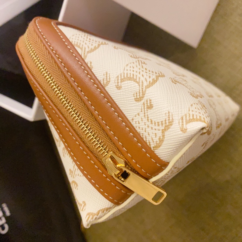 Celine 貝殼包白色-7