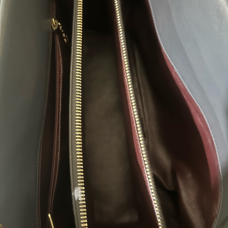 ✨Chanel 灰金 V紋 托特包 99新🩶-4