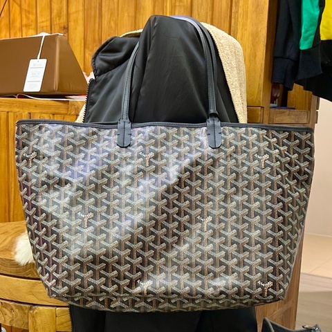 Goyard拖特包，中，黑色