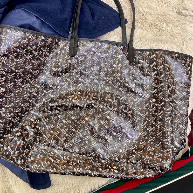 Goyard拖特包，中，黑色-2