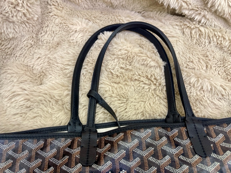 Goyard拖特包，中，黑色-17