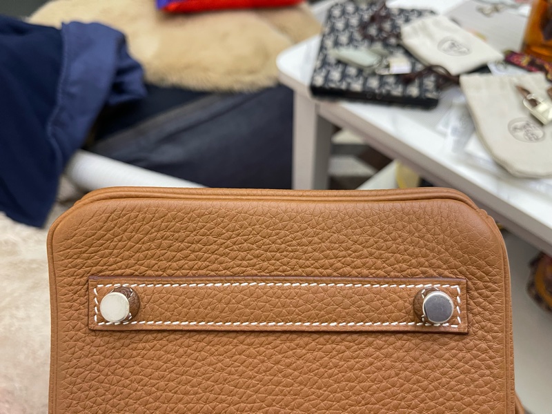 Birkin30金棕銀扣-10