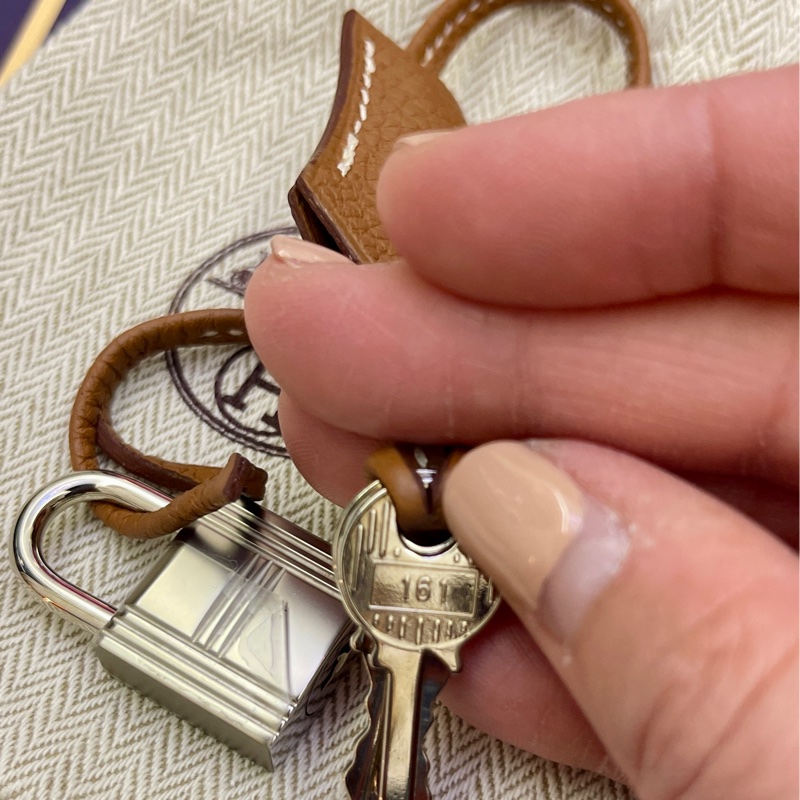 Birkin30金棕銀扣-27