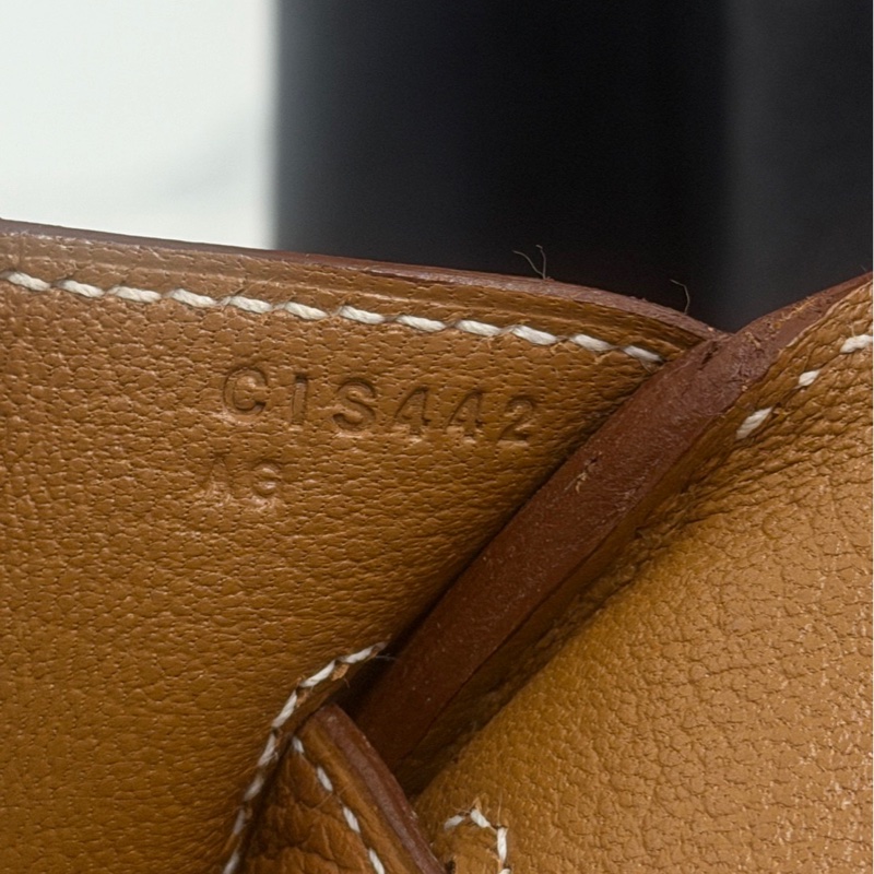 Birkin30金棕銀扣，-31