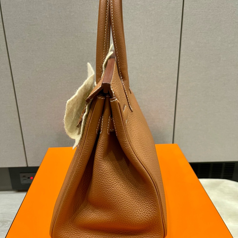 Birkin30金棕銀扣,-3