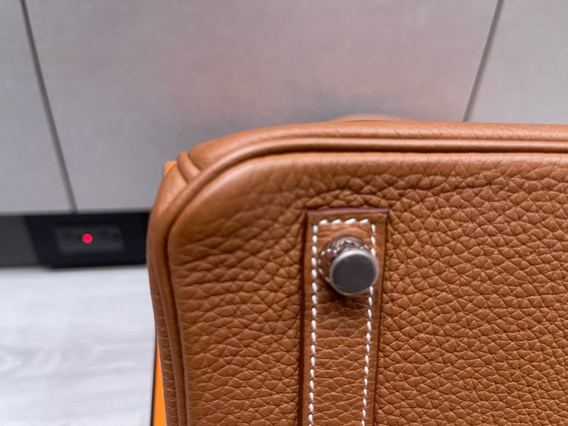 Birkin30金棕銀扣,-8