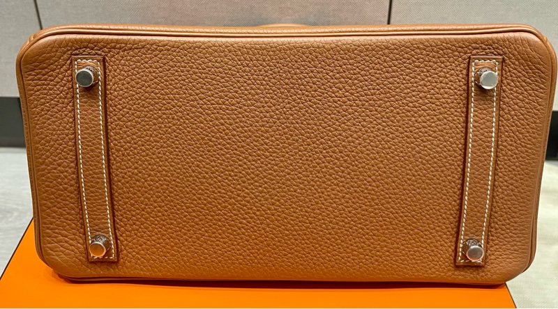 Birkin30金棕銀扣,-10