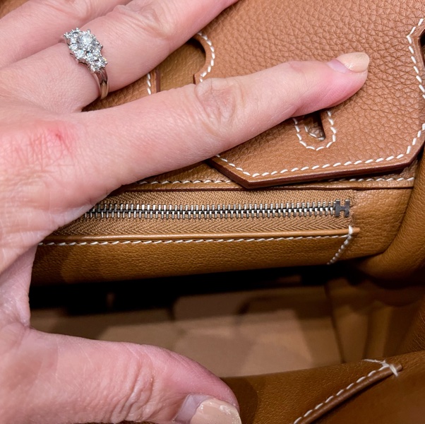 Birkin30金棕銀扣,-15