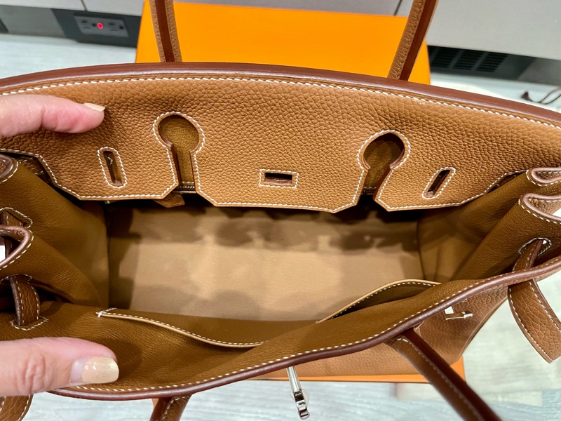 Birkin30金棕銀扣,-16