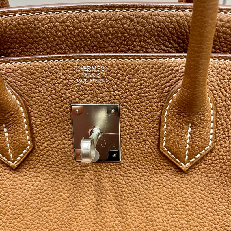 Birkin30金棕銀扣,-17