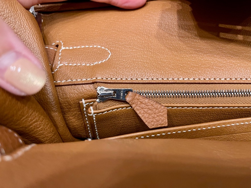 Birkin30金棕銀扣,-24