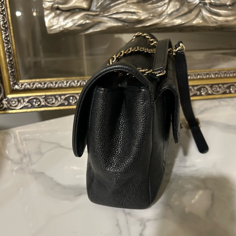 ✨Chanel 小號雙面郵差包 超級酷 雙面都好看 99🖤-4