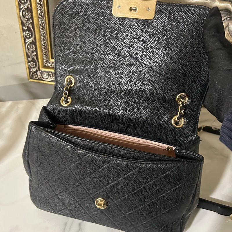 ✨Chanel 小號雙面郵差包 超級酷 雙面都好看 99🖤-6