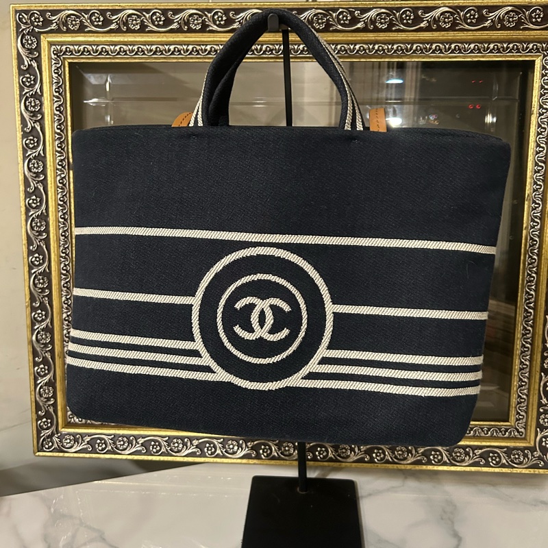 ✨Chanel 韓系沙灘包 99新有保卡 💙-1