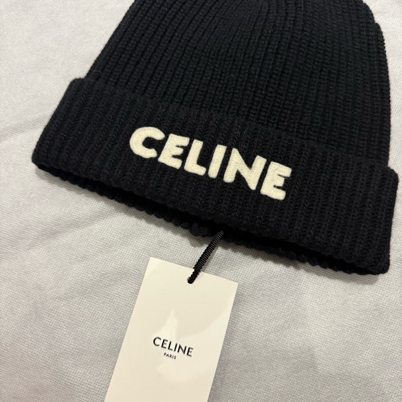 CELINE BONNET 黑色毛帽🖤🖤🖤🖤-3