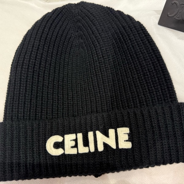 CELINE BONNET 黑色毛帽🖤🖤🖤🖤-5