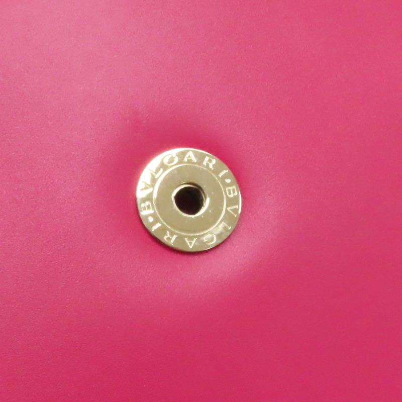 桃紅色 牛皮 Galuchat Serpenti Forever 肩背包【BVLGARI 寶格麗】-10