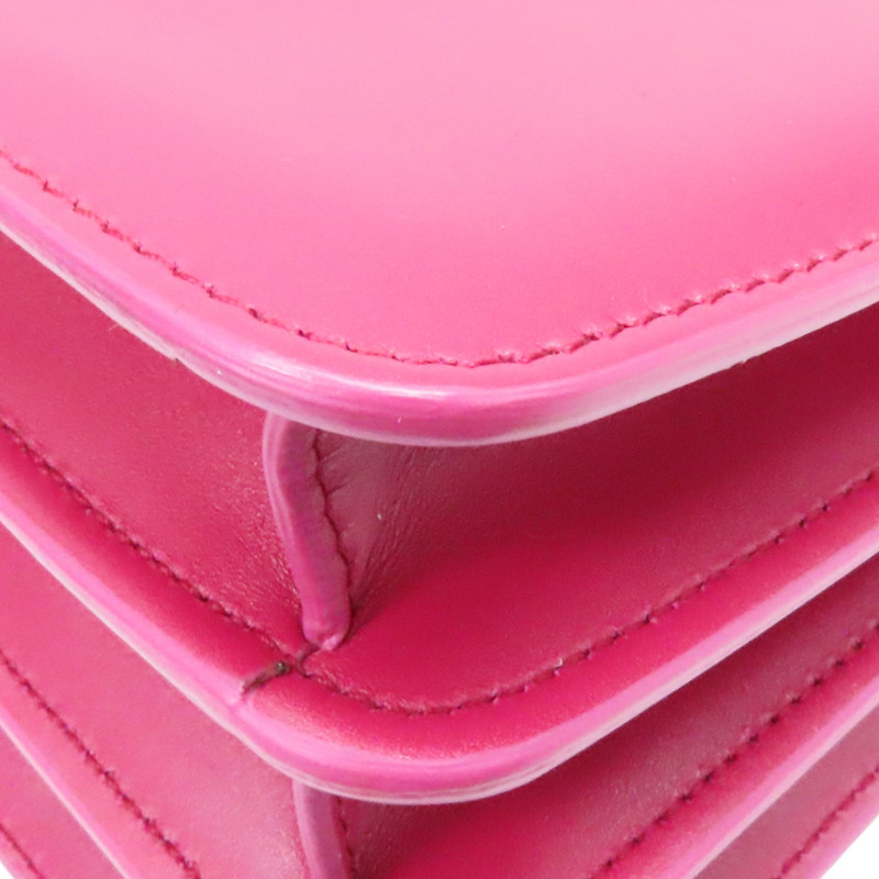 桃紅色 牛皮 Galuchat Serpenti Forever 肩背包【BVLGARI 寶格麗】-17