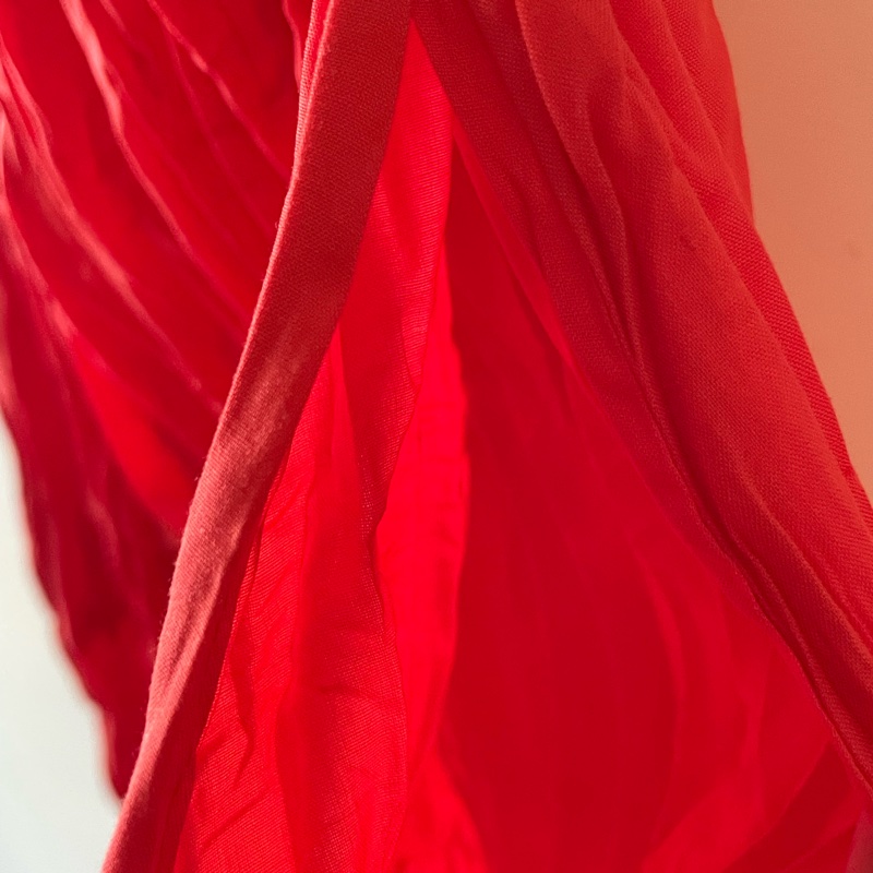 三宅一生ME 橘色造型飛鼠褲-6